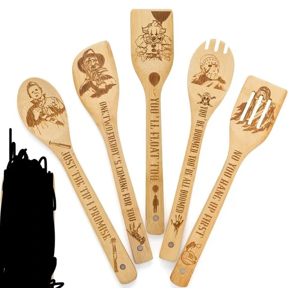 5pc horror character kitchen utensils set..(NWT) - Picture 6 of 6